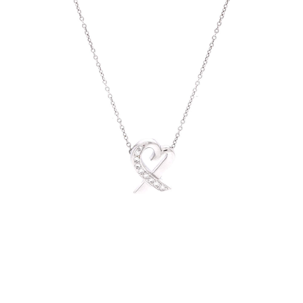 Tiffany & Co. Paloma Picasso Loving Heart Pendant Necklace